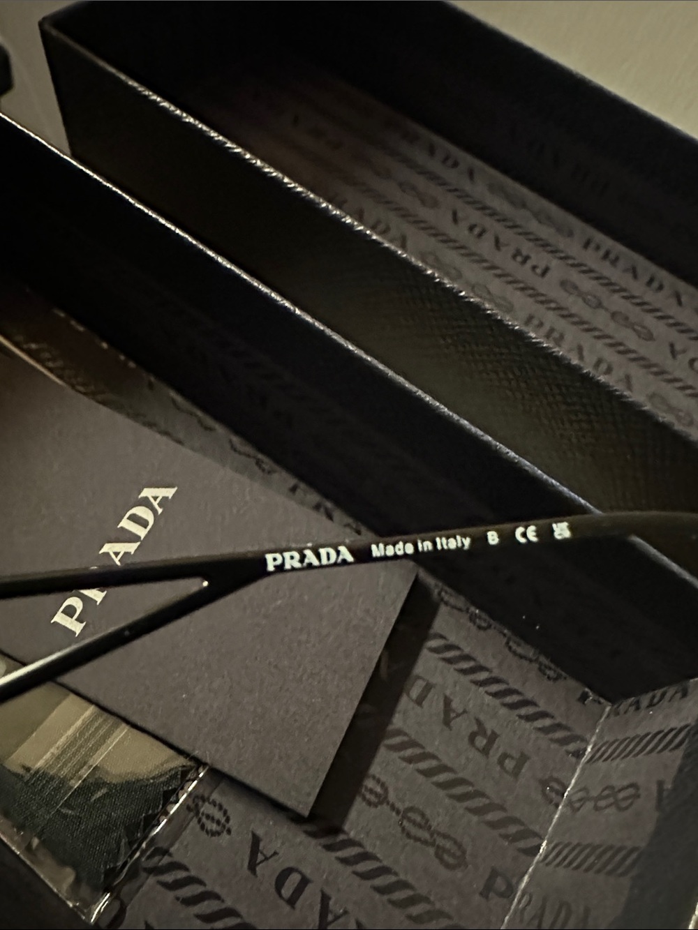 Triangle Logo Rectangle Acetate & Metal Sunglasses - Picture 5 of 6